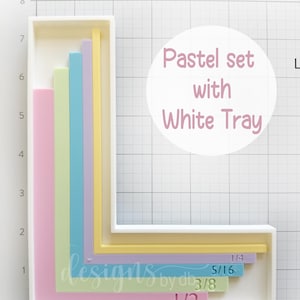 Card Making Alignment Guides Set | Layering Spacing Tool for MISTI, Scrapbooking, Journaling & Paper Crafts
