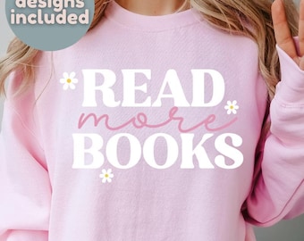 Lesen Sie mehr Bücher SVG, Lesen Sie mehr Bücher PNG, Lesen Sie mehr Bücher DXF, Lesen SVG, Buch SVG, Buchliebhaber SVG, Buch Nerd SVG, Lesezeichen SVG, Bücherwurm