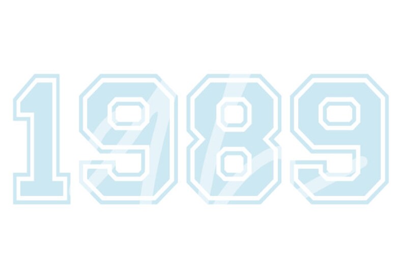 1989 Svg Varsity, 1989 Varsity SVG, 1989 Png, Dxf, 1989 Svg, 1989 Svg ...
