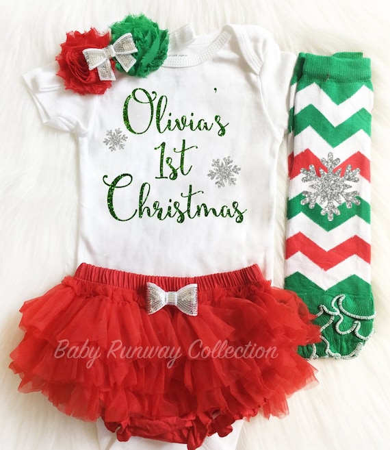 newborn first christmas outfit