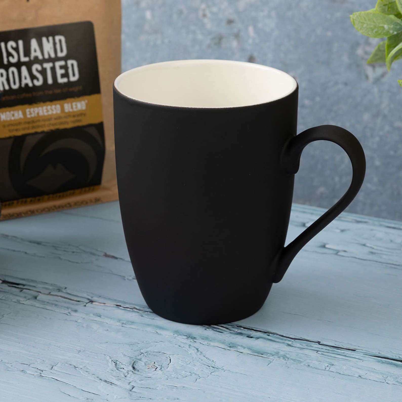 Personalised 300ml Matt Black Mug Etsy