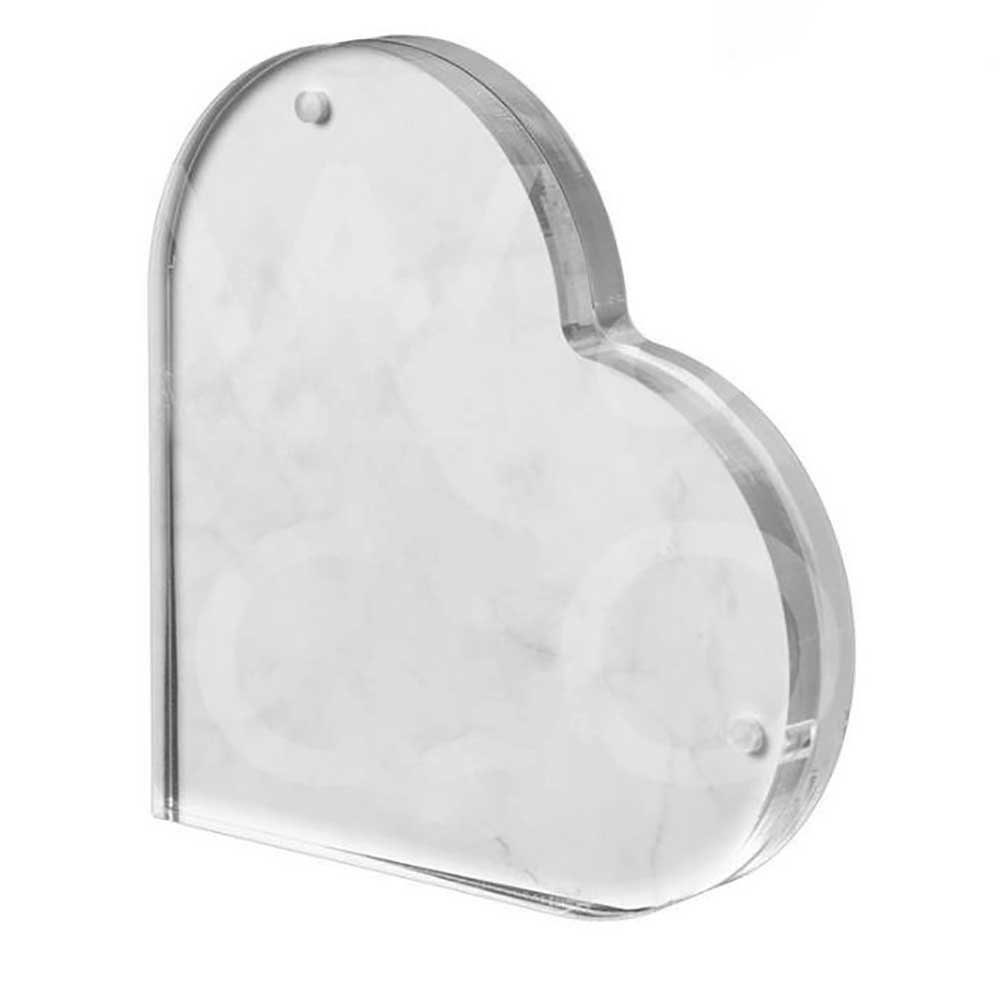 Personalised Acrylic Heart 5x5 Frame Etsy