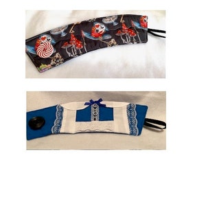 2 Pack Wonderland Heat Resistant Handmade Cotton Blend Cup Holder Cosy