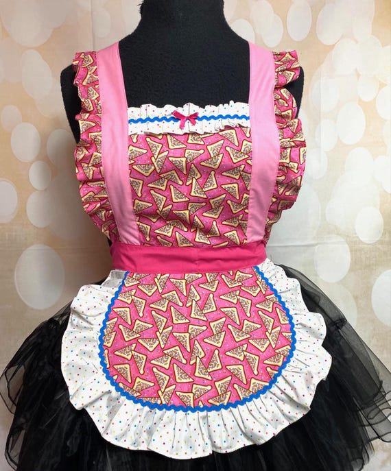 2 Sizes Fairy Bread Pink Square Pinafore Apron Handmade Cotton Blend - Etsy  Israel