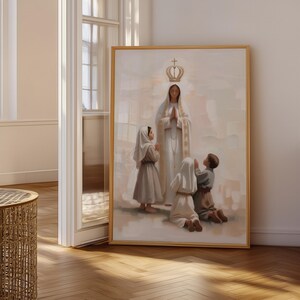 Religious Poster, Our Lady Of Fatima – Fine Art Paper | Giclée Printed | Vertical 18X24 image 4