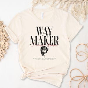 Way Maker Promise Keeper Catholic T Shirt - Catholic gift for women and girls Traditional Catholic TShirt