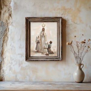 Religious Poster, Our Lady Of Fatima – Fine Art Paper | Giclée Printed | Vertical 18X24 image 5