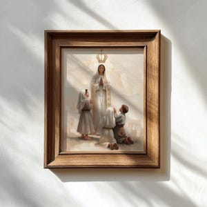 Religious Poster, Our Lady Of Fatima – Fine Art Paper | Giclée Printed | Vertical 18X24 image 8