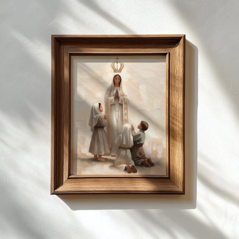 Religious Poster, Our Lady Of Fatima – Fine Art Paper | Giclée Printed | Vertical 18X24 image 8