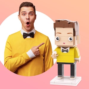 Custom Brick Figure: Personalized Birthday Gift, ABS Toy