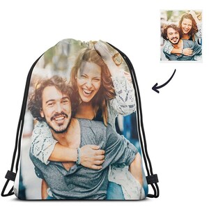 Custom Drawstring Photo Backpack with Adjustable Straps, Durable Fabric, for Photography Enthusiasts