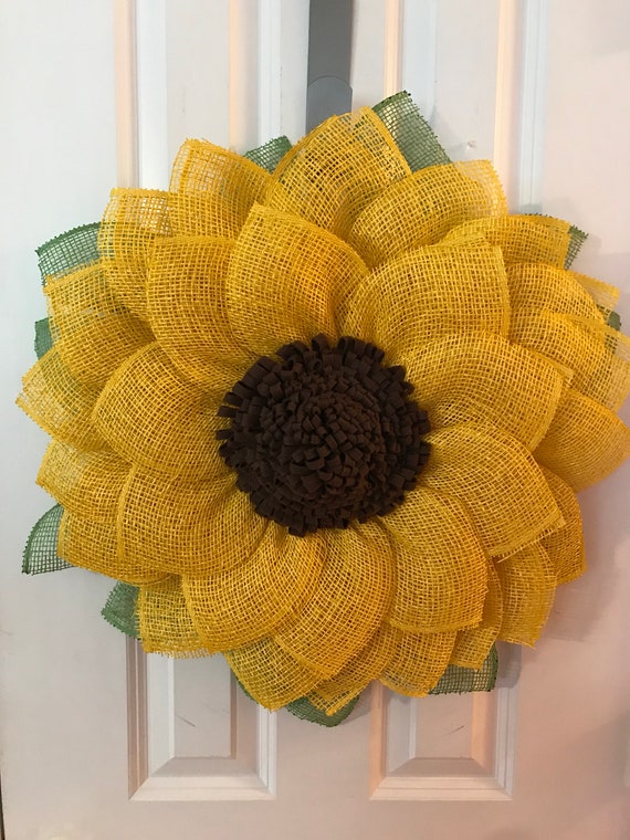yellow poly burlap