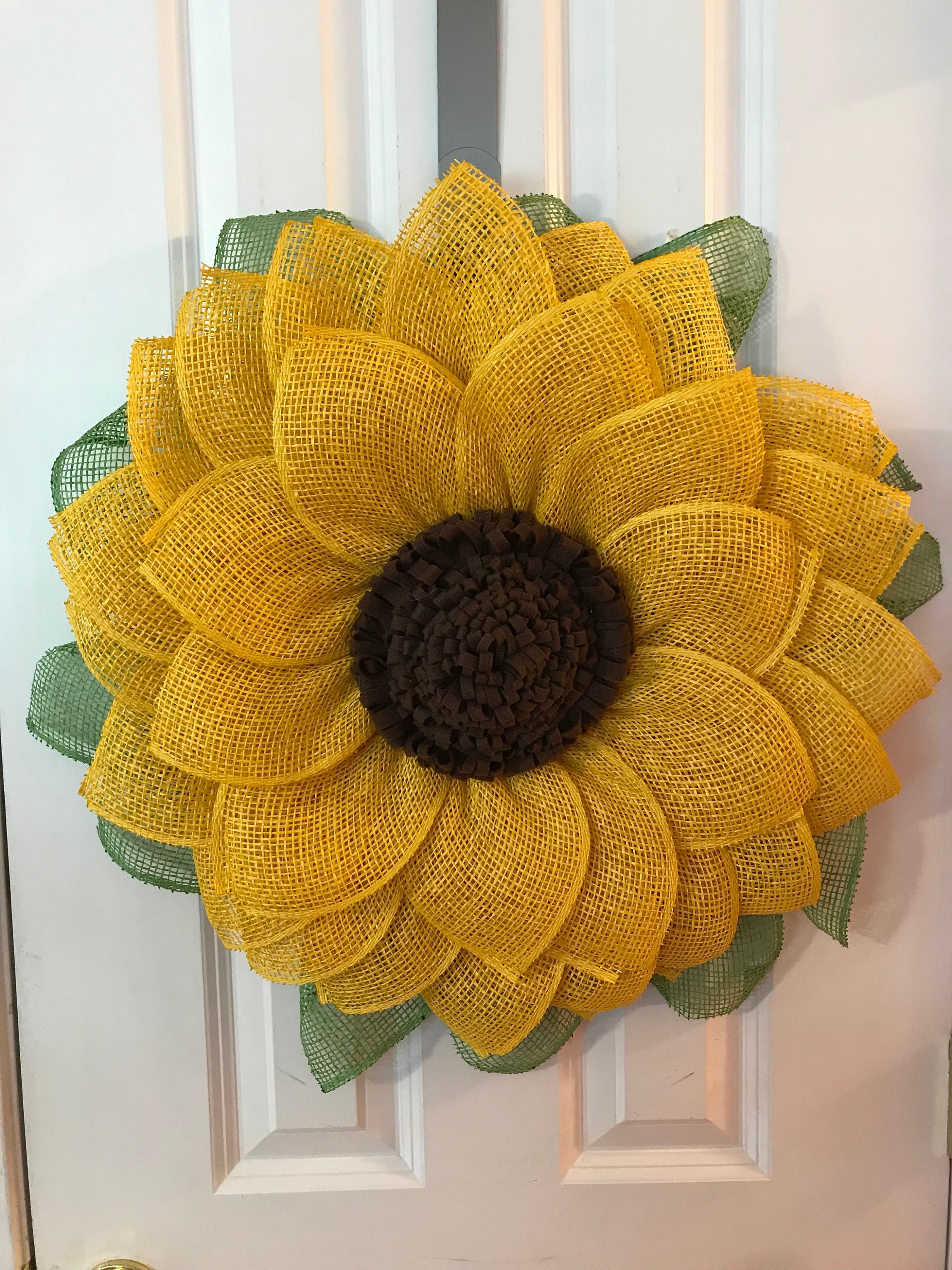 yellow poly burlap