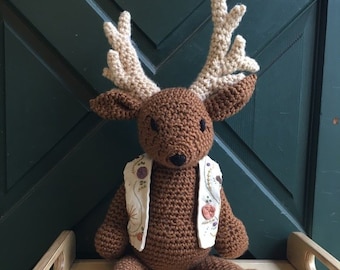 Handmade Teddy Elk Plush Toy Elk Collectible Teddy Plush moose Teddy Moose Plush Elk Handmade Elk handmade Moose