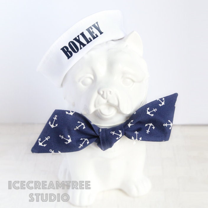 Custom Sailor Hat Pet Petite Sailor Hat Cat Sailor Hat Dog Etsy