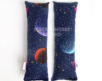 Galaxy Space Catnip Kitty Kicker, Catnip Pillow Toy, Cat Toy, Catnip Toy, XL Long Cushion Pillow