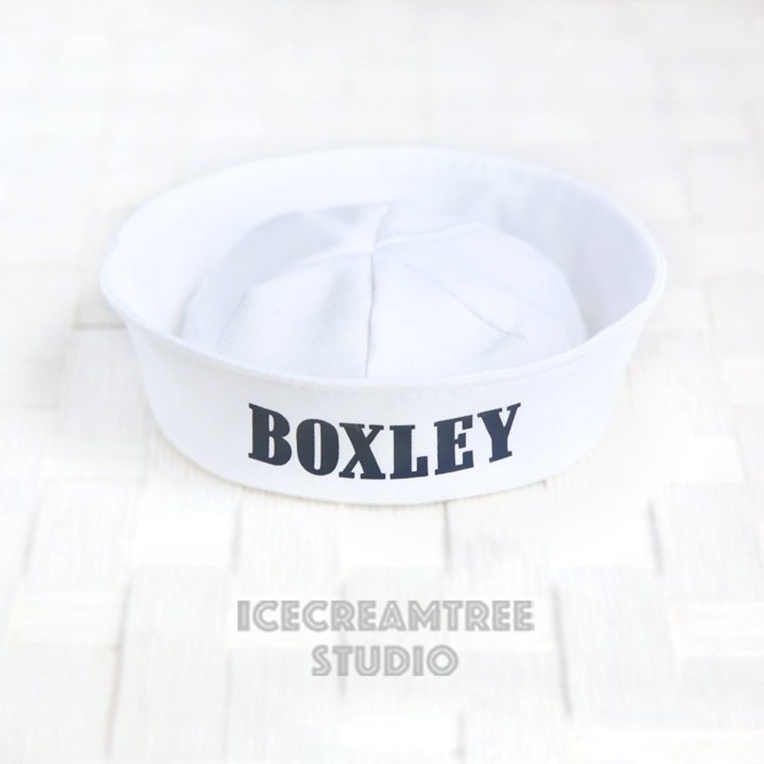 Custom Sailor Hat Pet Petite Sailor Hat, Cat Sailor Hat, Dog Sailor Hat