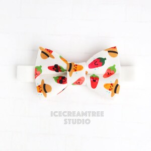 Little Peppers Bow Tie - Bow Tie Elastic Pet Collar, Dog Bowtie Collar, Cat Bowtie Collar, Pet Collar Necklace