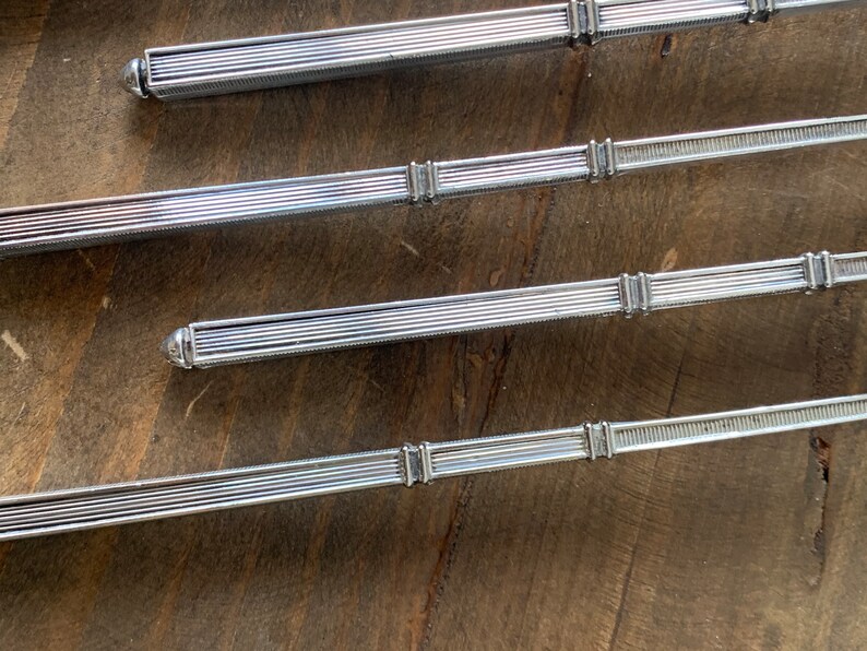 5 Silverplated Mazagran Cup Spoons, 5 Silverplated Mazagran Coffee