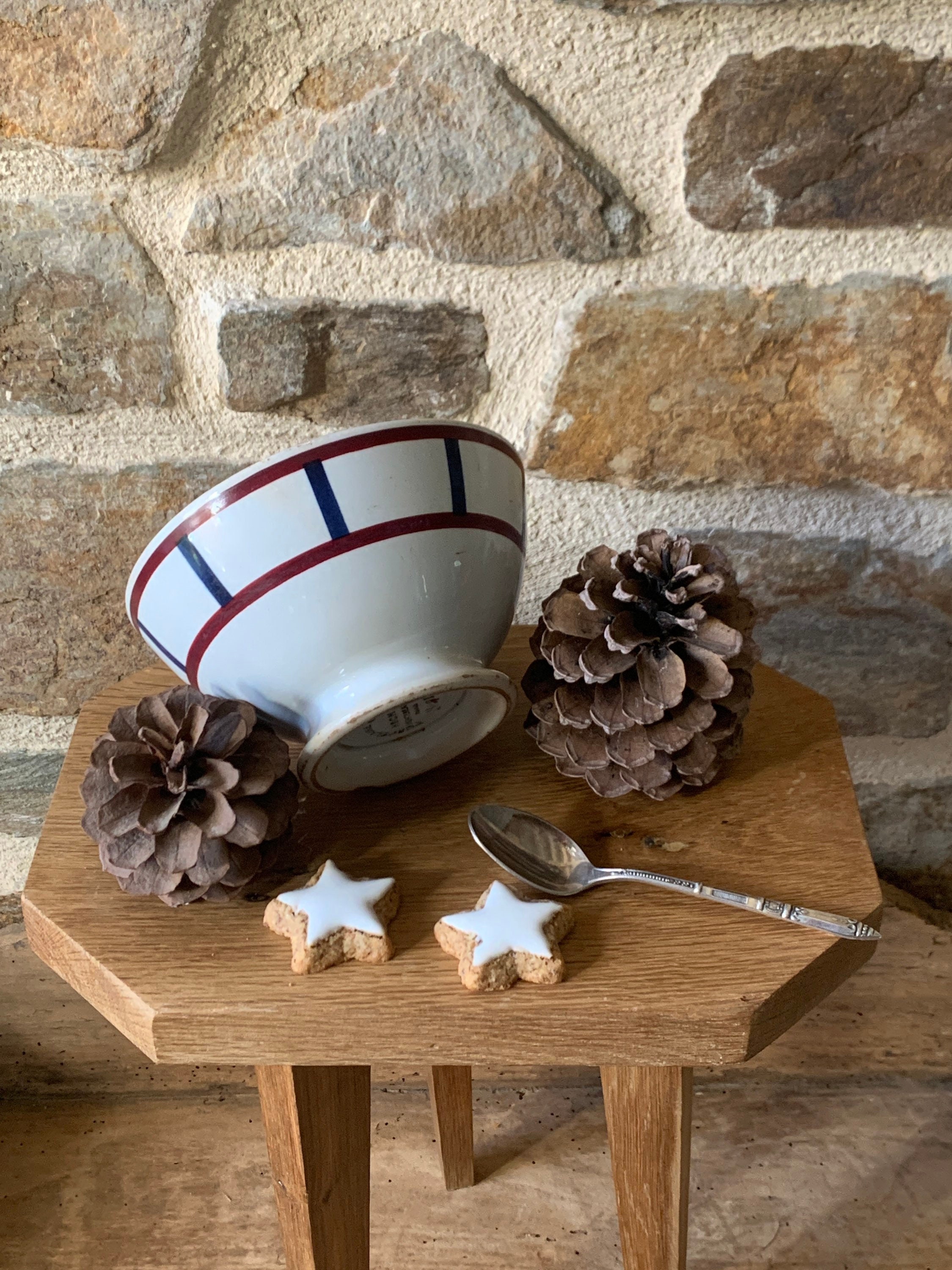 Bol Ancien Bearn Hbcm, Bearn, Basque, Old Bowl, French Bowl, Campagne Chic, Faience Given, Bowl, Gra