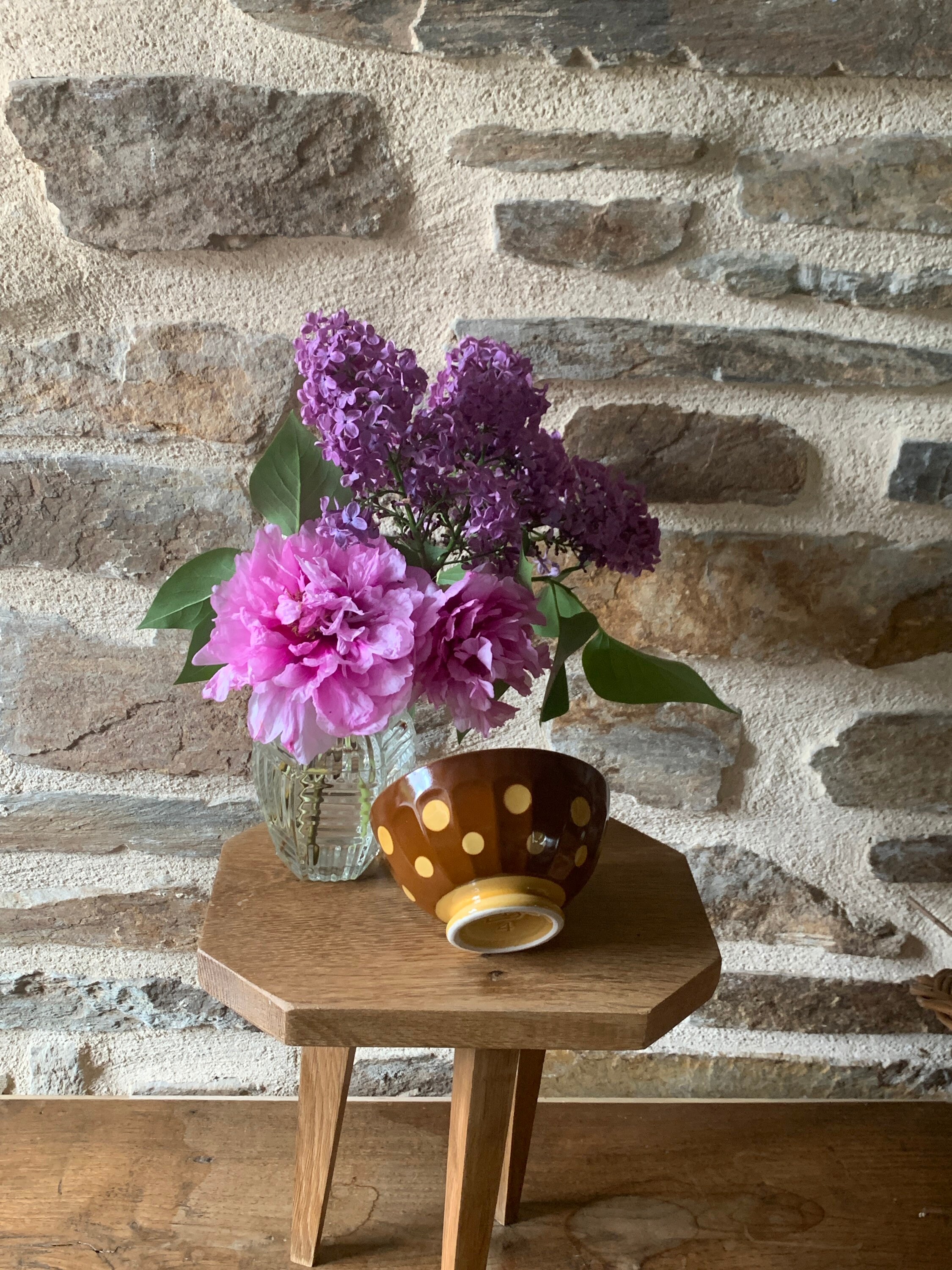 Bol à Pois Sarreguemines Digoin Ancien , Old Bowl, French Bowl, Campagne Chic, Sarreguemines, Bowl, 