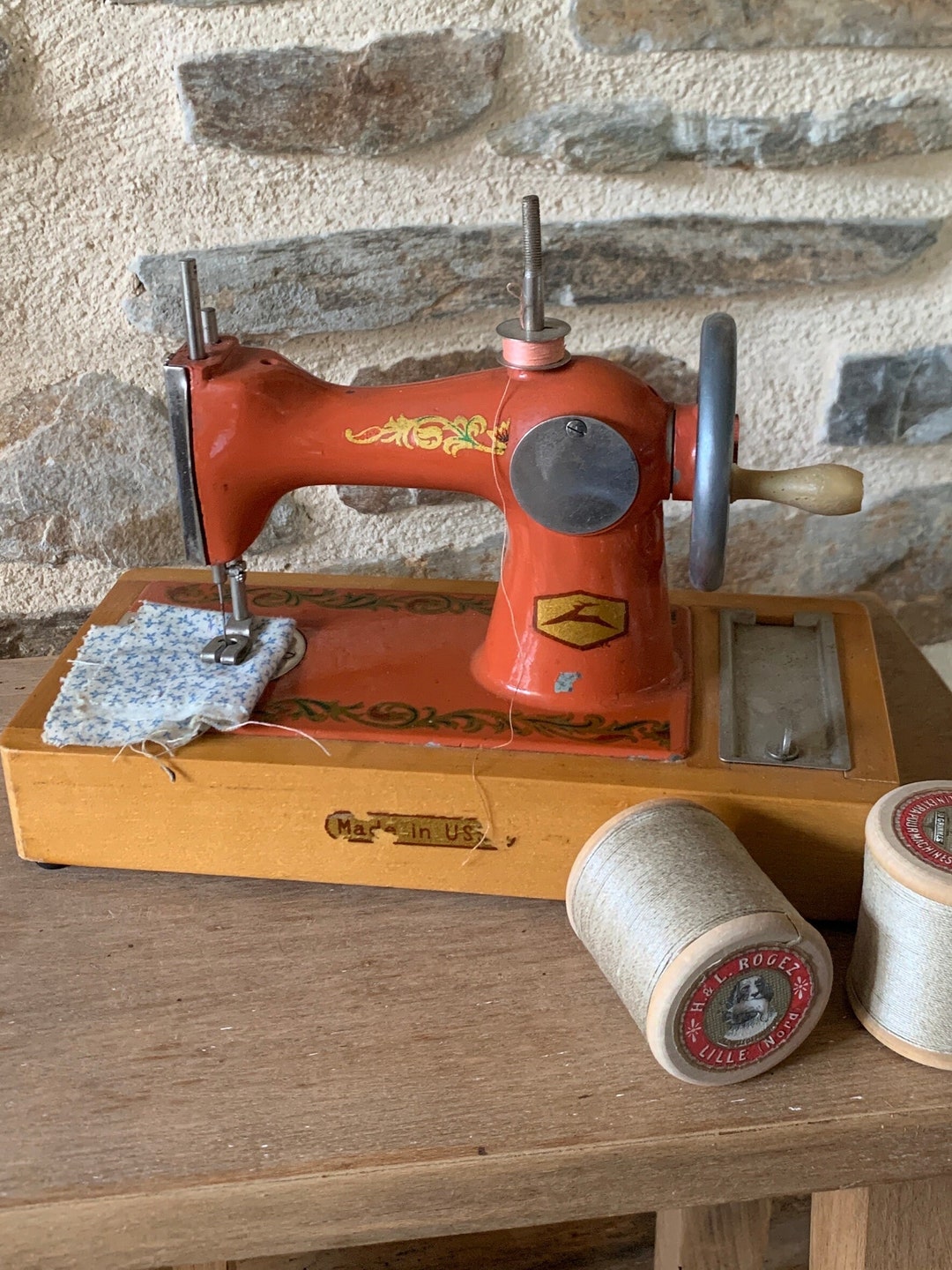 Collectible Metal Children's Sewing Machine Made in USSR, Decorative