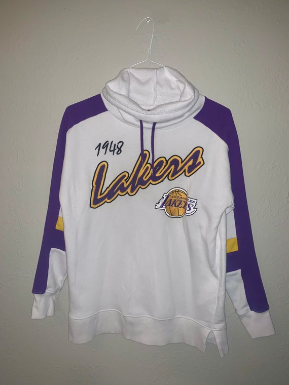 Vintage Lakers Sweatshirt, NBA, Vintage, Small Cre