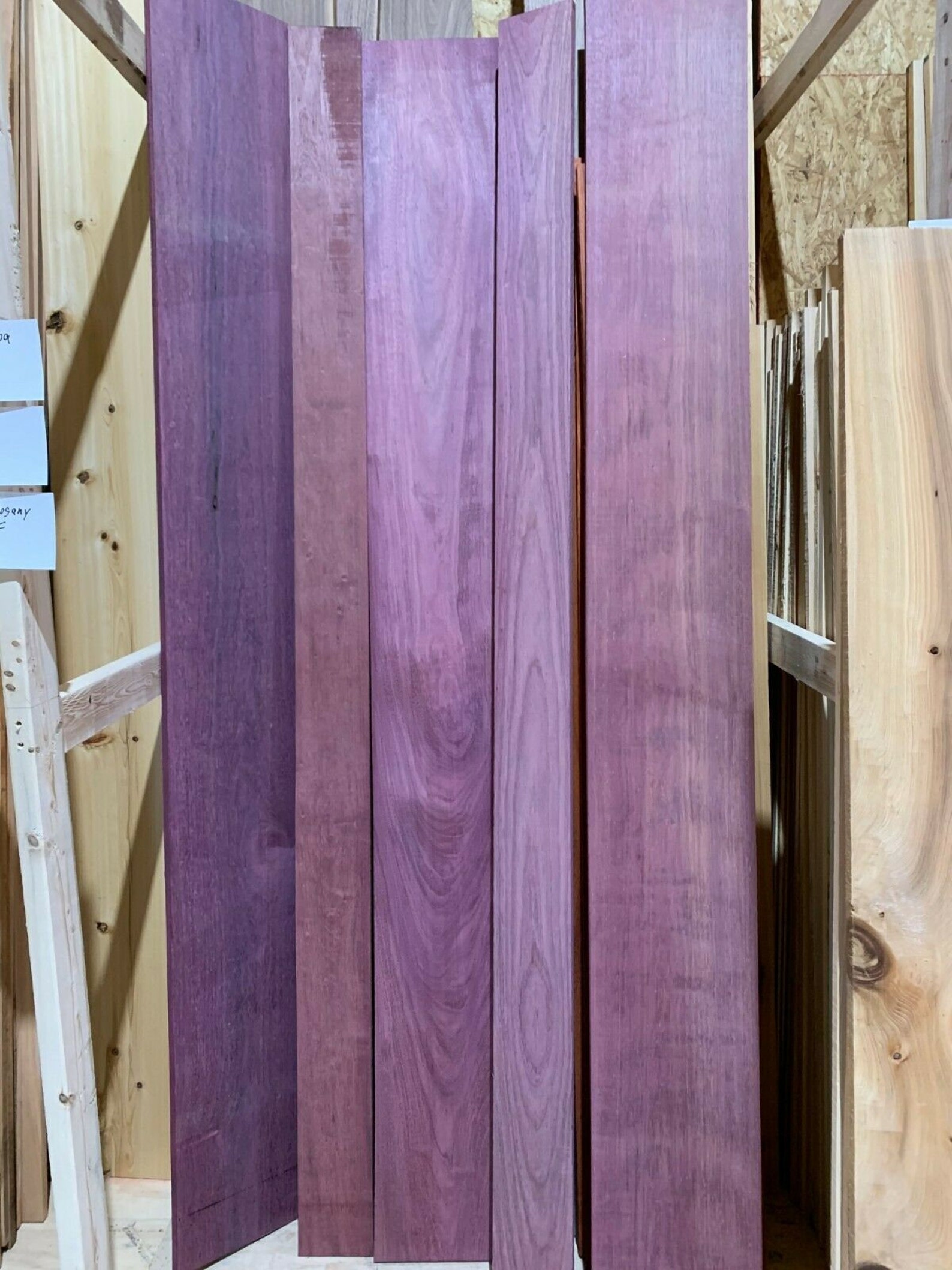 EXOTIC Purpleheart Lumber FAS Grade 8/4 Etsy