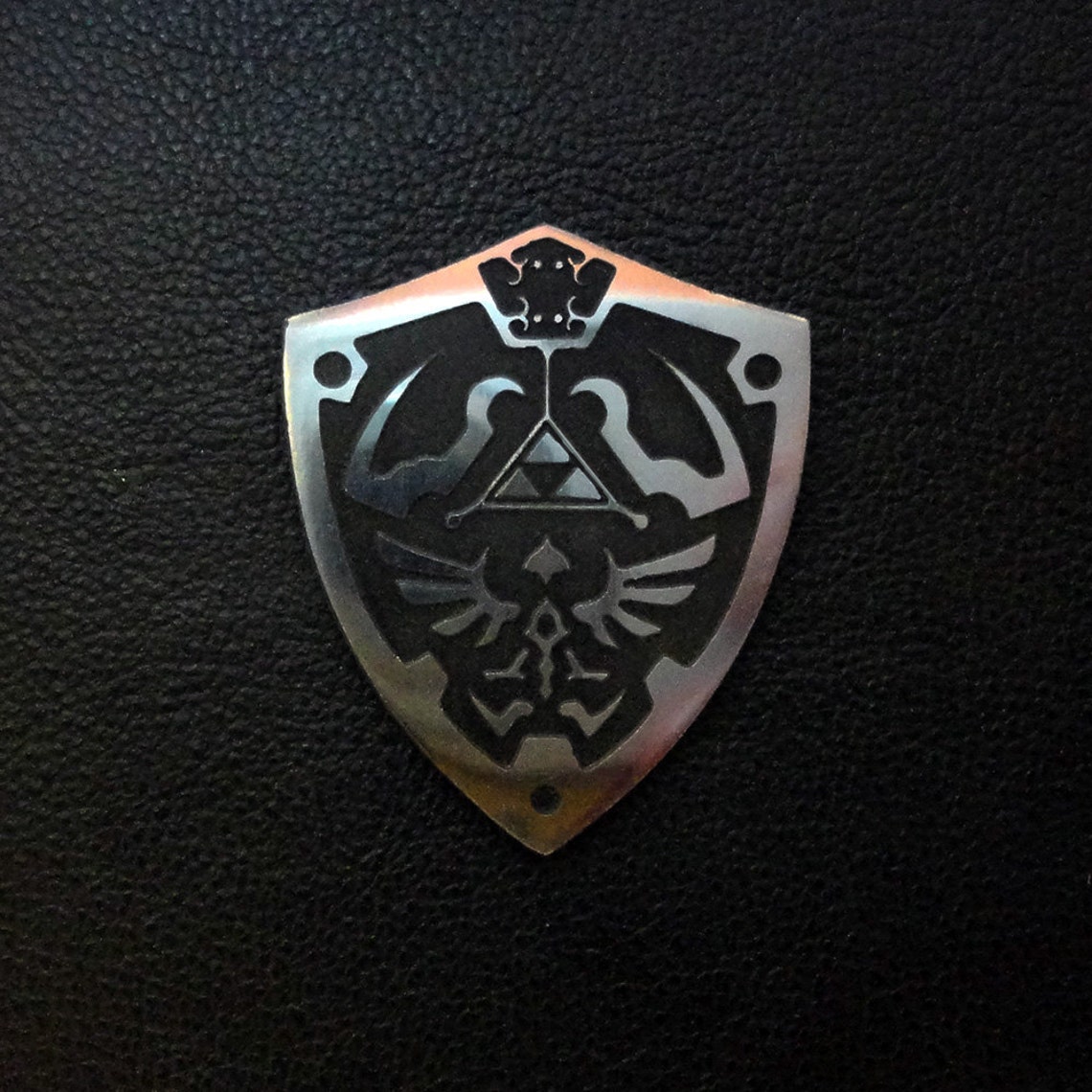 Shield pin badge | Etsy