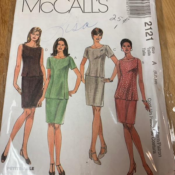McCall's 1990's Two-Piece Dress Sewing Patterns