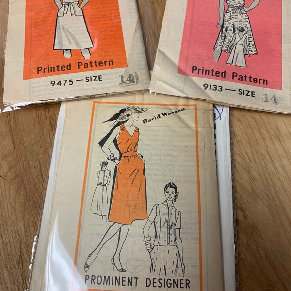 Mail-Order 1960's/1970's Strap Dresses Sewing Patterns