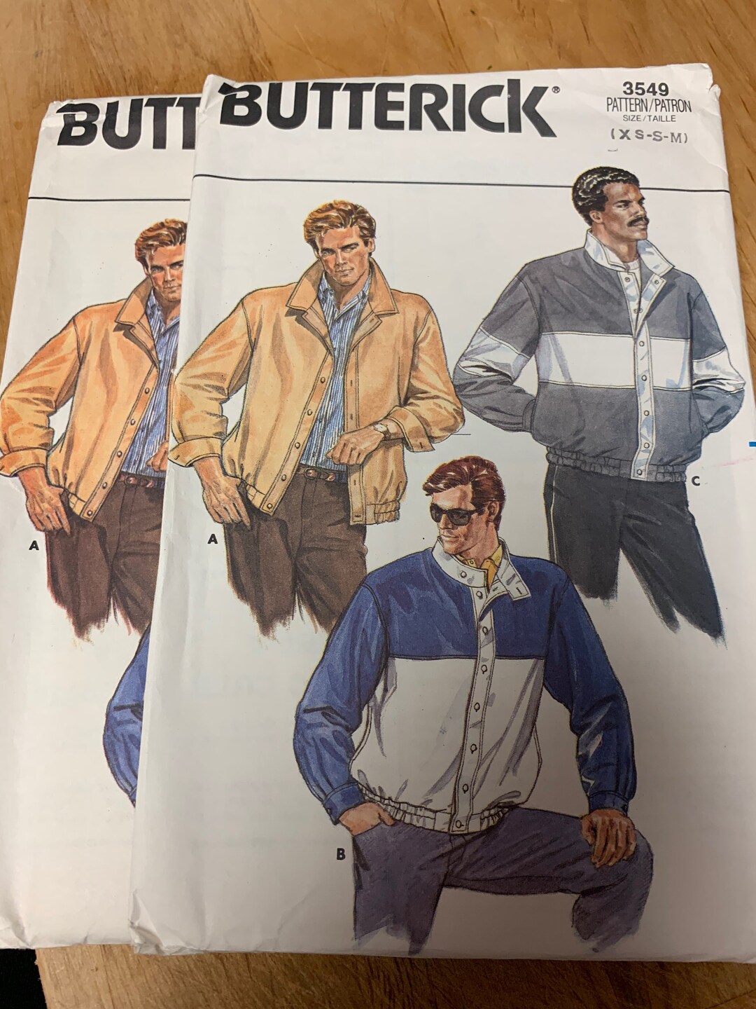 Butterick Men 3549 Sewing Pattern Etsy