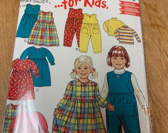 Simplicity New Look Toddler 6664 Sewing Pattern