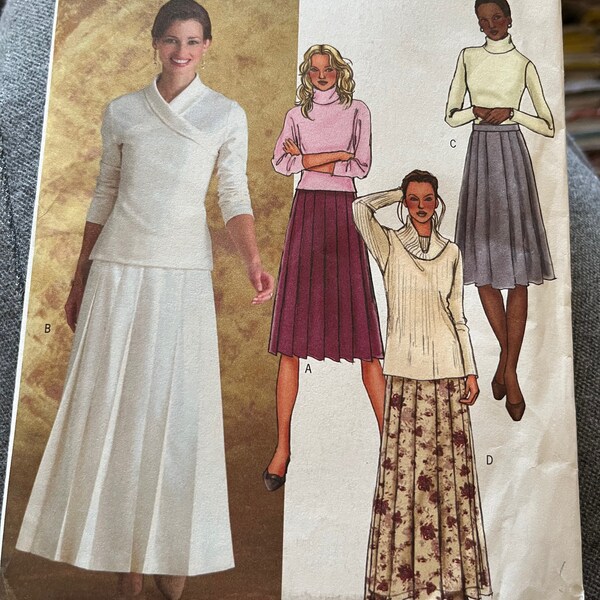 Various Pleated Skirts Sewing Patterns