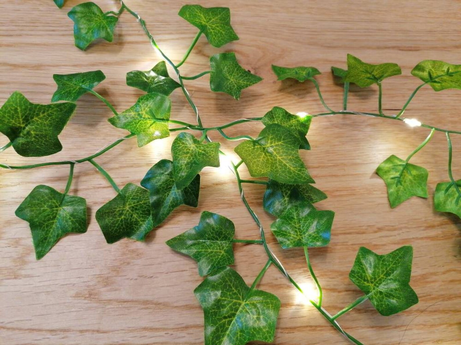 Ivy Fairy Lights Battery Operated Wedding Decorations Etsy