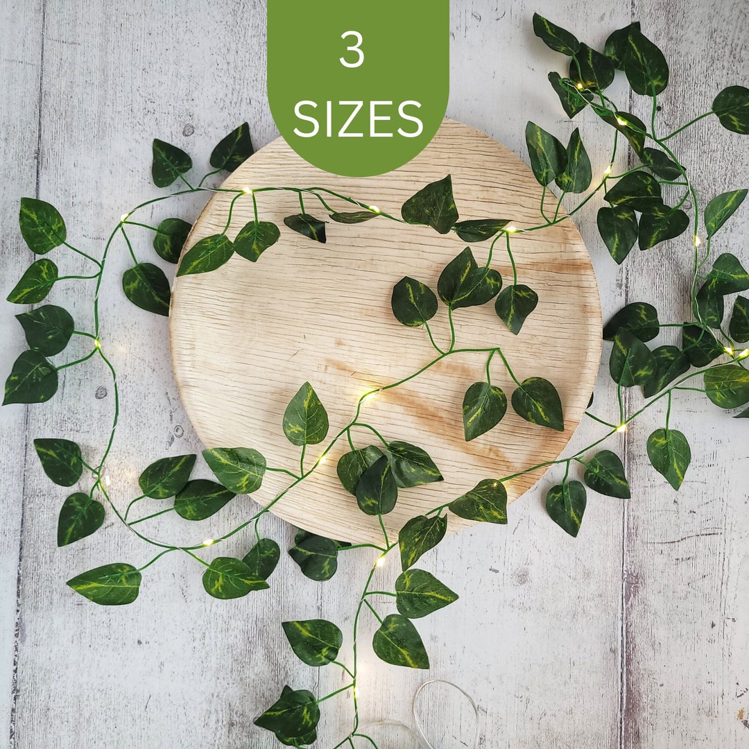 Ivy Fairy Lights Ivy Garland Bedroom Decor Wedding Etsy UK