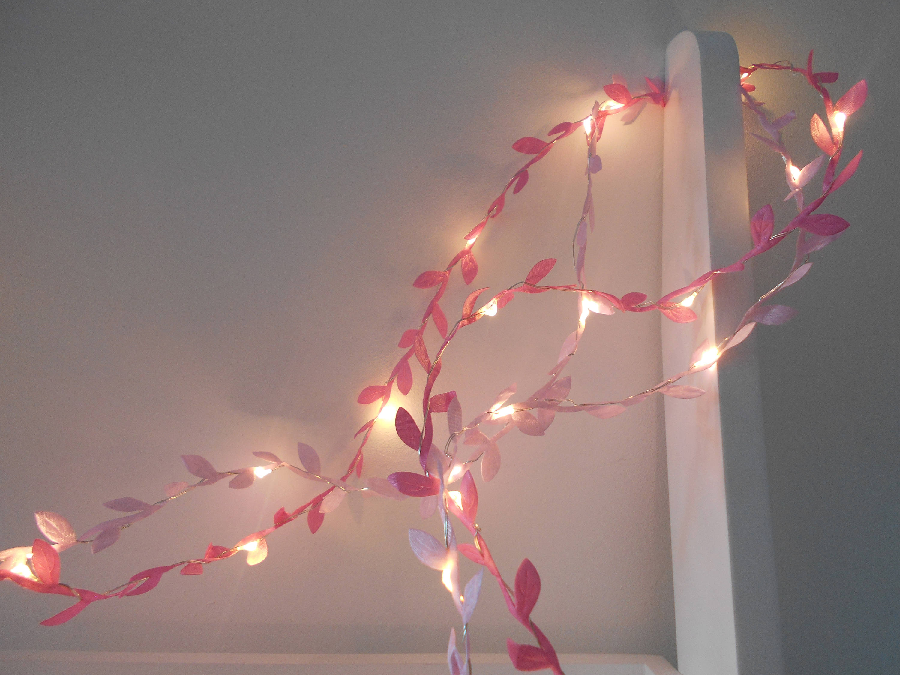 Pink Fairy Lights Battery Operated Lights Purple Etsy