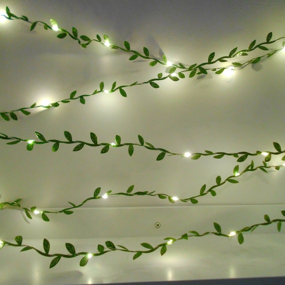 Green Leaf Garland Bedroom Decor & Wedding - Etsy