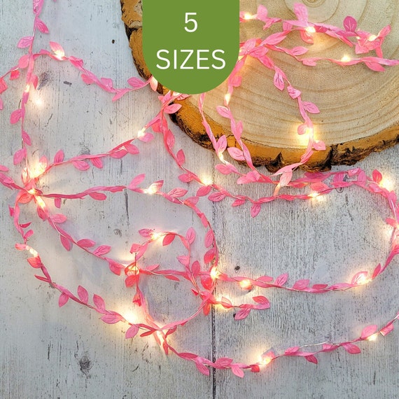Pale pink cheap fairy lights