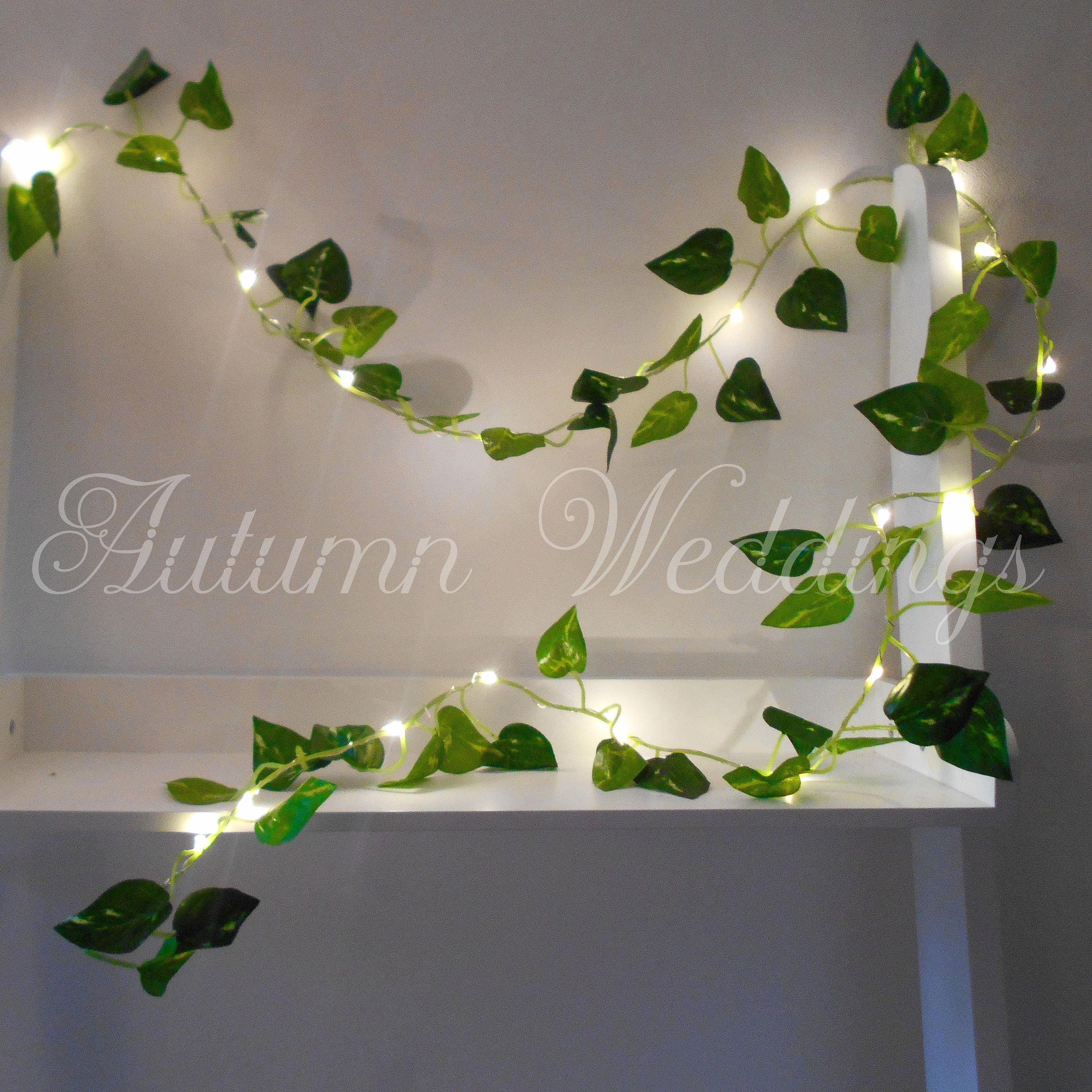 Ivy Leaf Fairy Lights 2m 4m Wedding Decorations String Lights Etsy