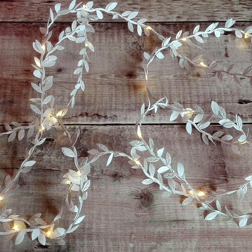 Holly Leaf Fairy Lights Etsy