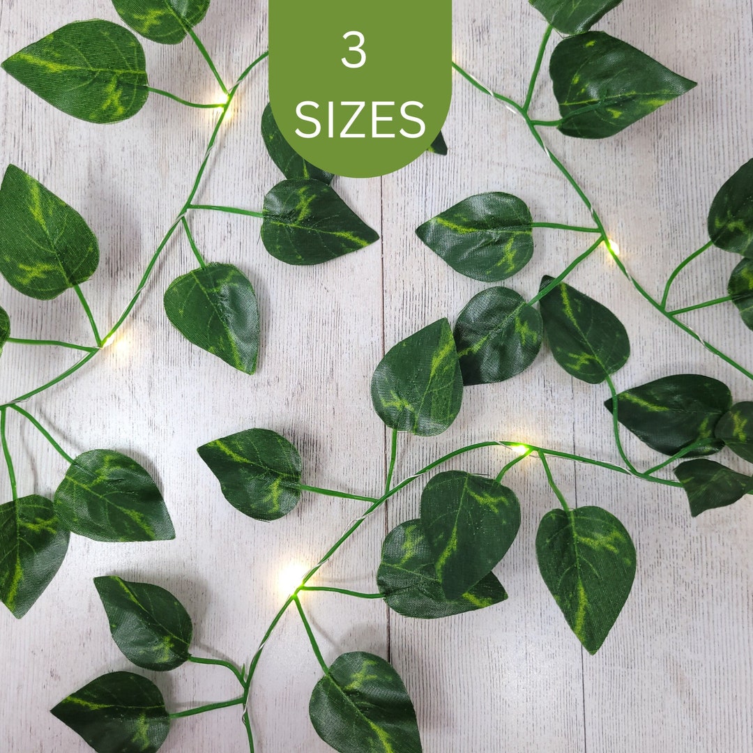 Ivy Fairy Lights Ivy Garland Bedroom Decor Wedding Etsy