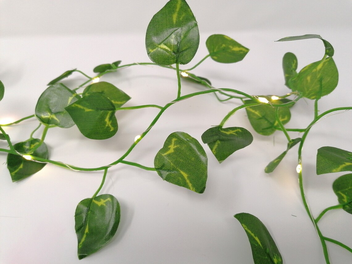 Ivy Fairy Lights Battery Operated Wedding Decorations Etsy