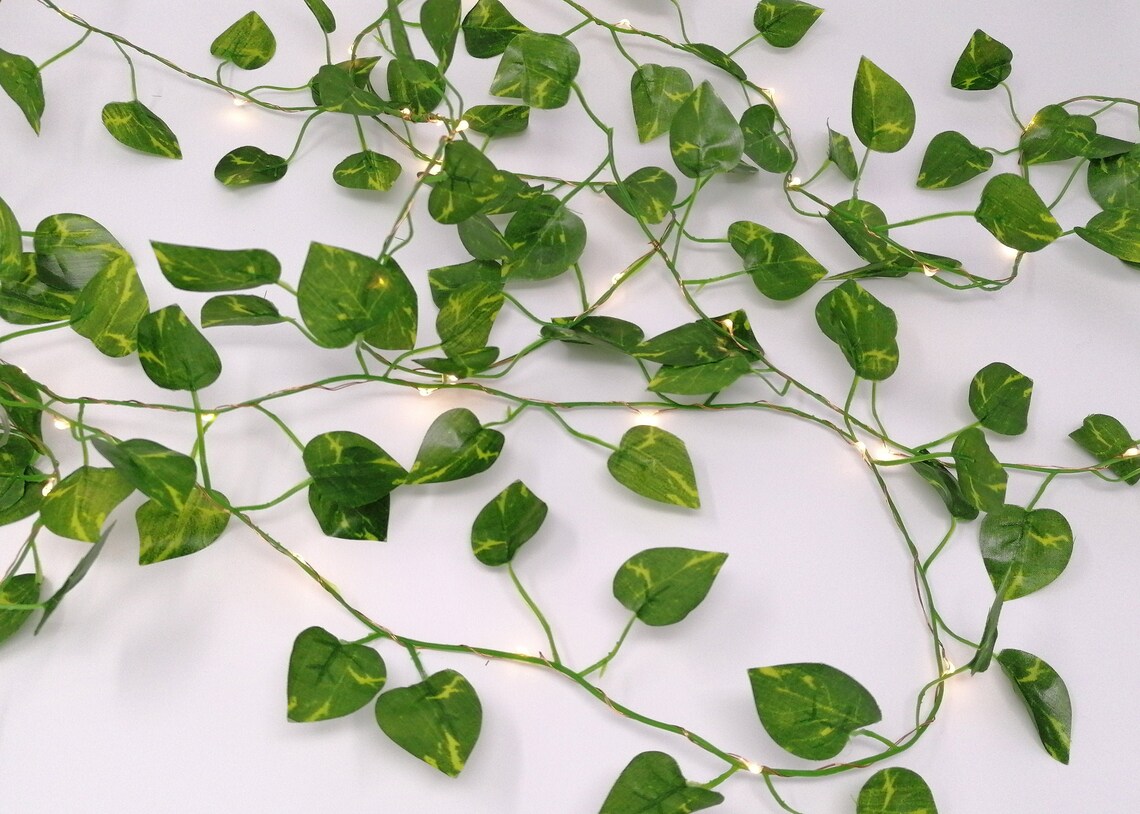 Ivy Fairy Lights Battery Operated Wedding Decorations Etsy