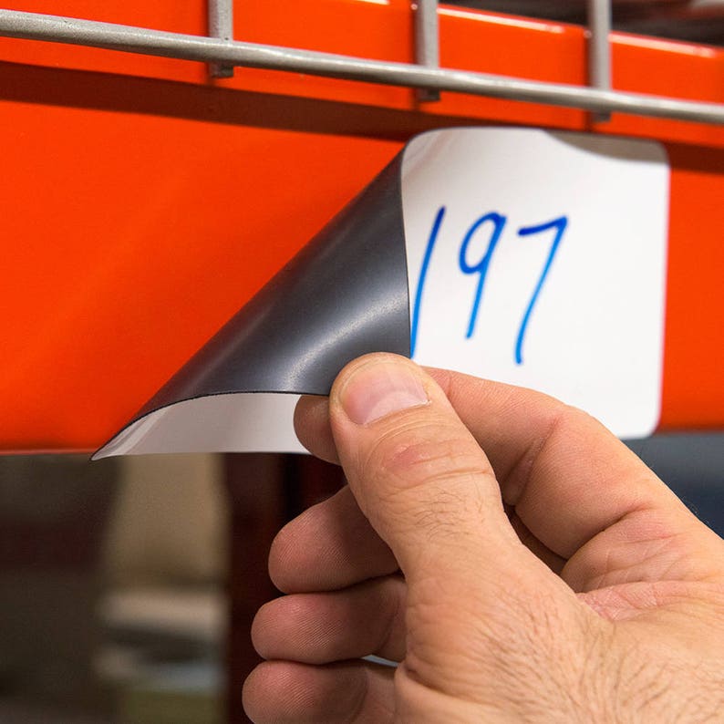 Dry Erase Labels White 8 x 3 with Etsy