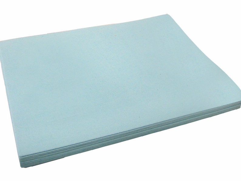Light Blue Craft Foam Sheets 9 x 12 12 Sheets Etsy