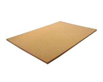 24" x 36" Natural Fine Grain Cork Sheet - Single Sheet, 1/16" to 1" Thicknesses Available
