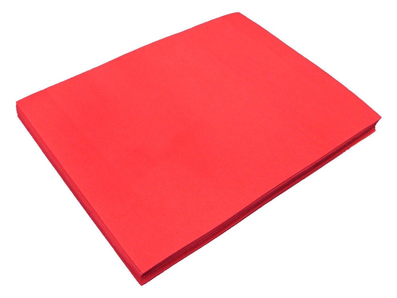 Red Craft Foam Sheets 9 x 12 12 Sheets Etsy