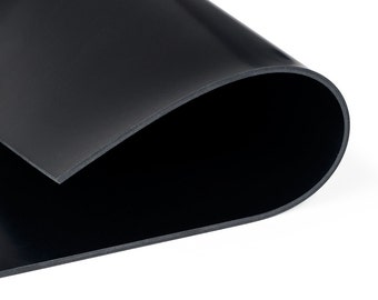 80 Duro SBR Rubber Sheets - 1/8" Thick, 15" Wide x 15" Long, 80 Durometer (Hard) Density, Rubber Sheet, Multiple Pack Sizes Available