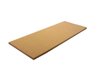 12" x 36" Natural Fine Grain Cork Sheet - Single Sheet, 1/16" to 1" Thicknesses Available